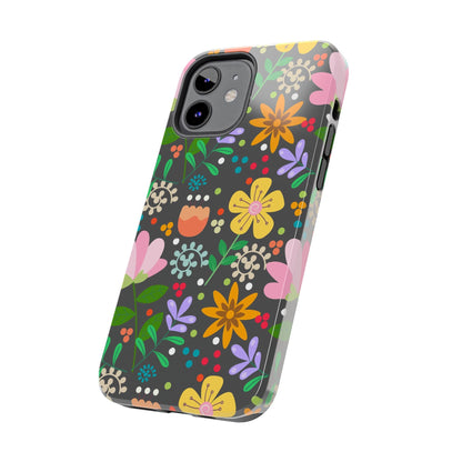 Abstract floral seamless pattern Tough Phone Cases