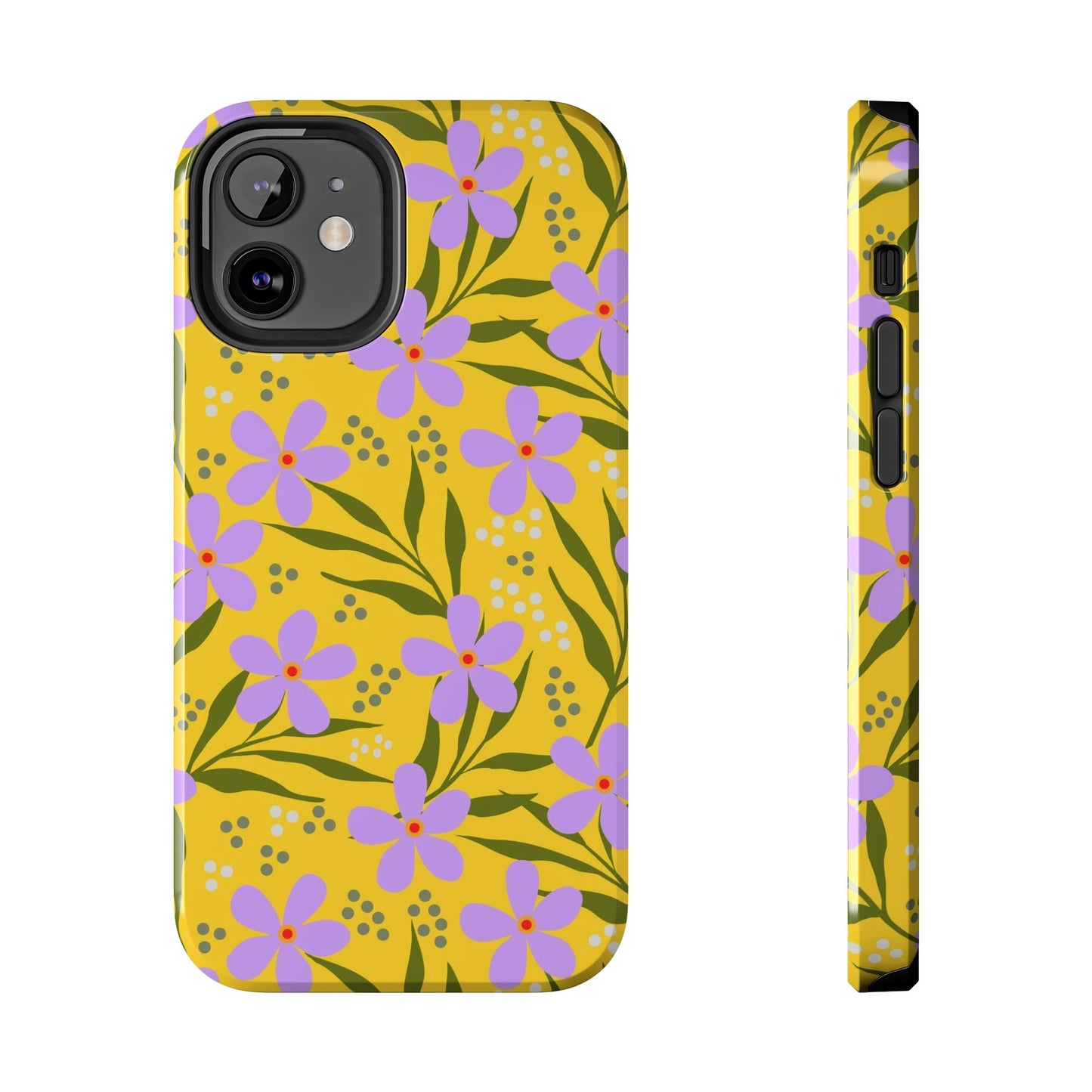 Folk art floral seamless pattern Tough Phone Cases iPhone 12 Mini