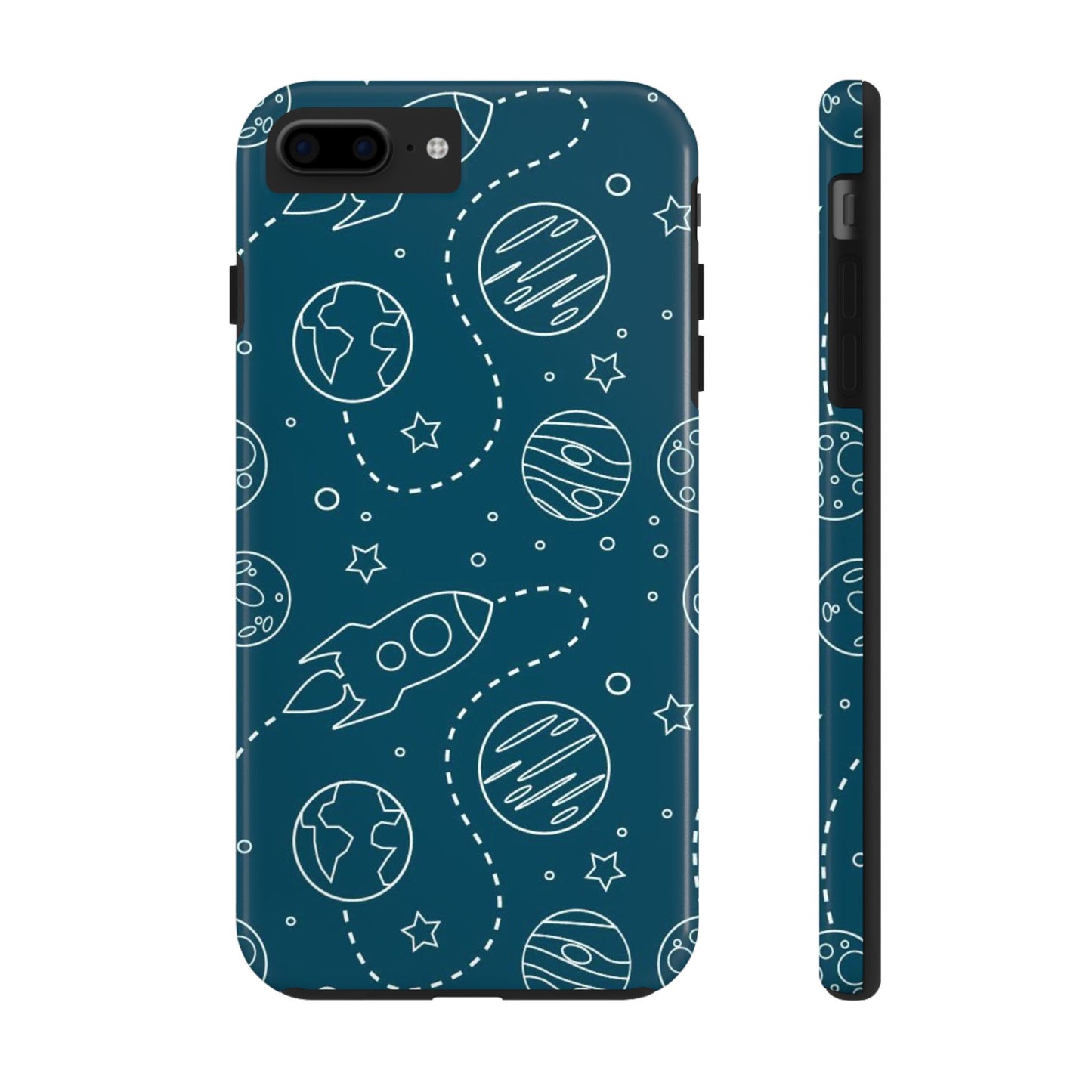 Space Seamless Pattern Tough Phone Cases iPhone 7 Plus, iPhone 8 Plus