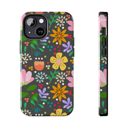 Abstract floral seamless pattern Tough Phone Cases iPhone 13 Mini