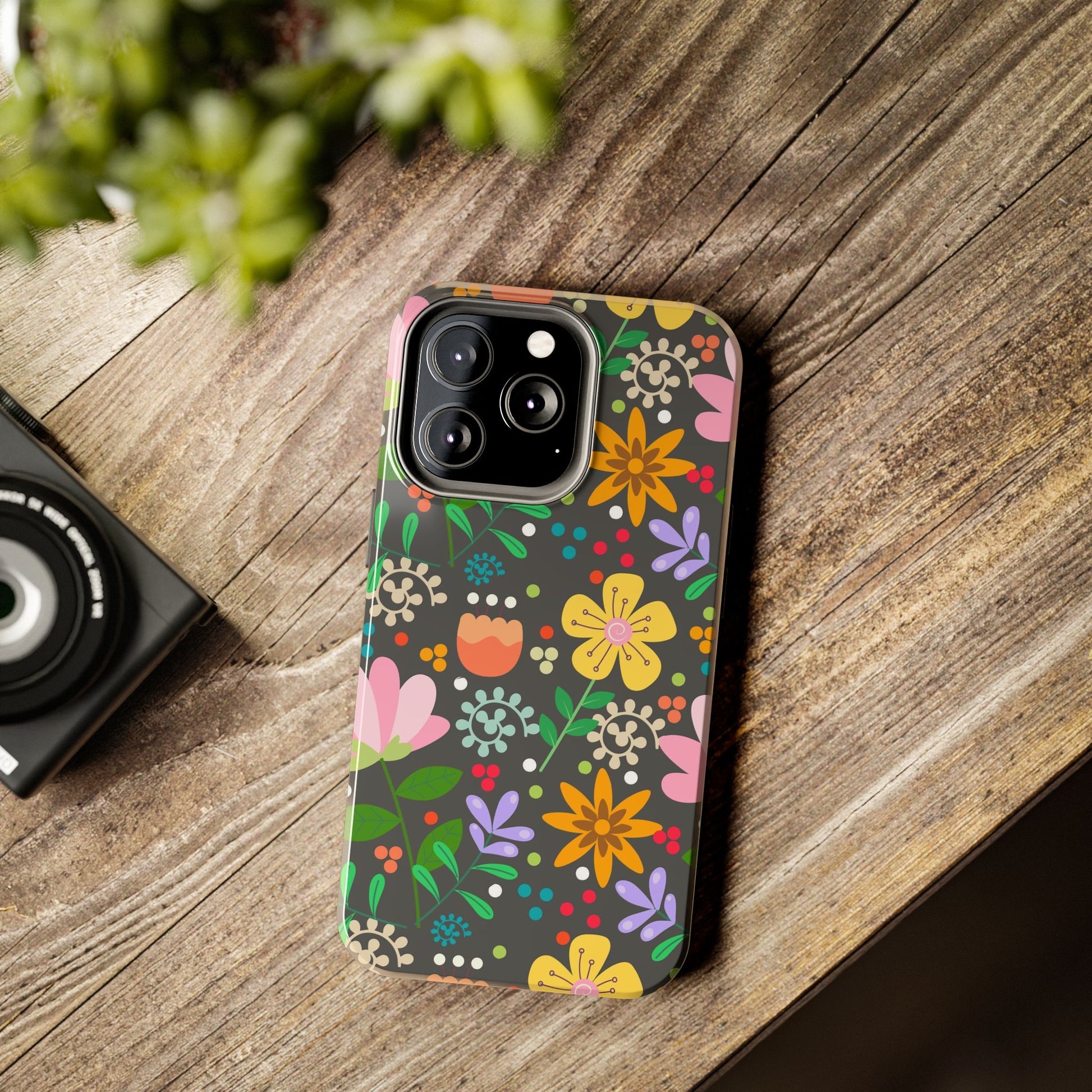 Abstract floral seamless pattern Tough Phone Cases