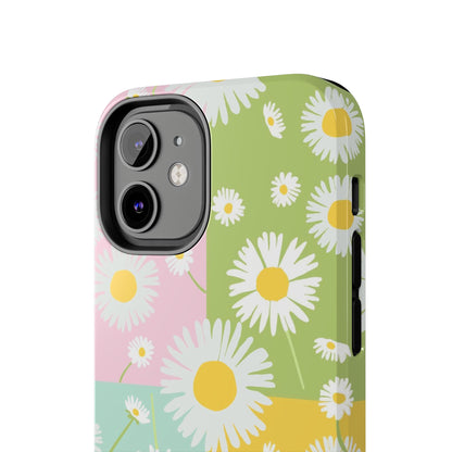 4 colors set of dandelion seamless pattern Tough Phone Cases