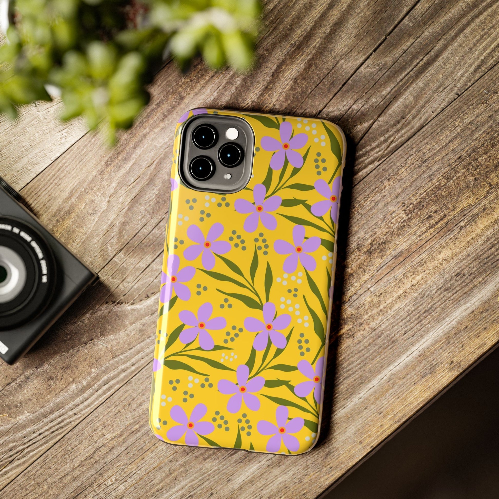 Folk art floral seamless pattern Tough Phone Cases