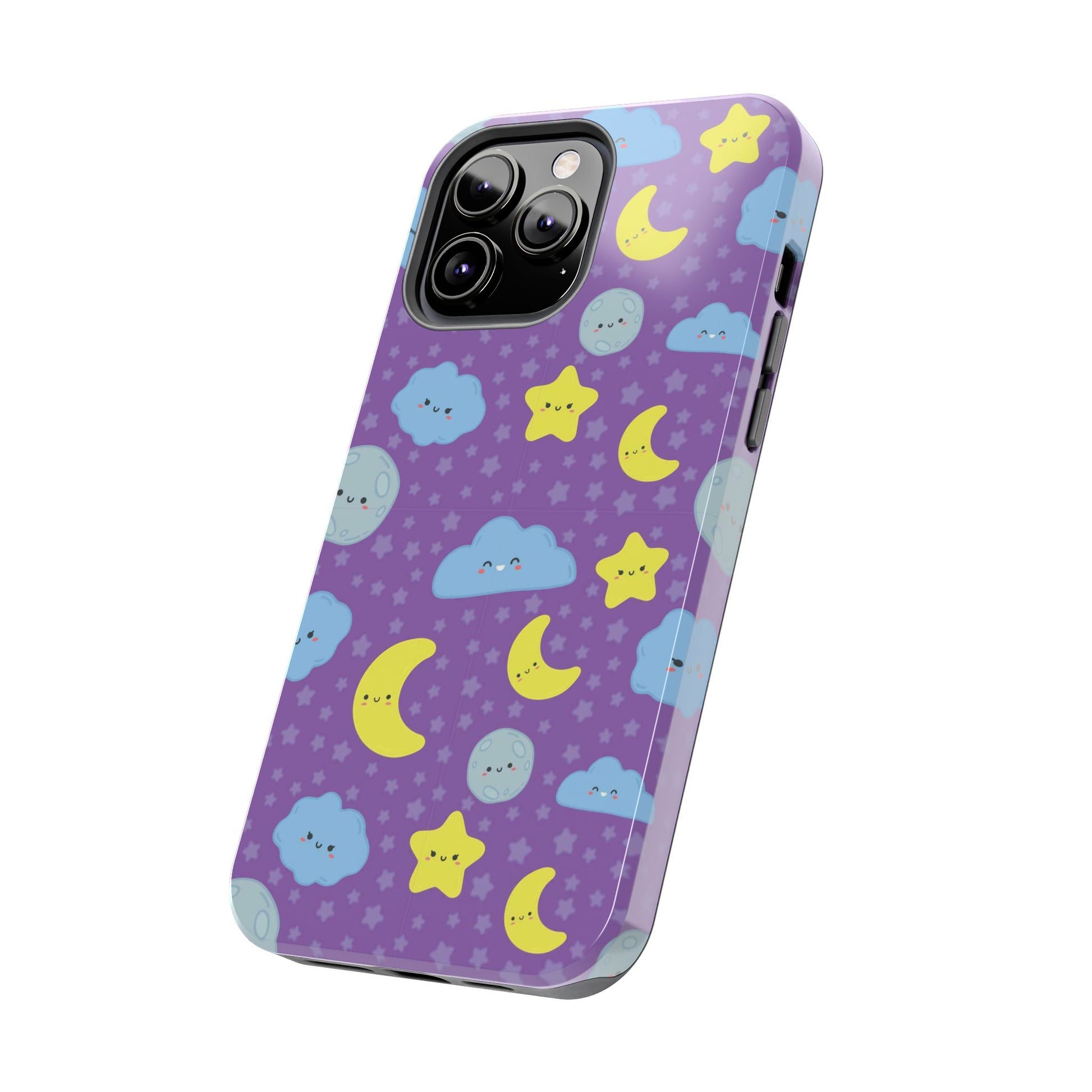 Night sky seamless pattern Tough Phone Cases