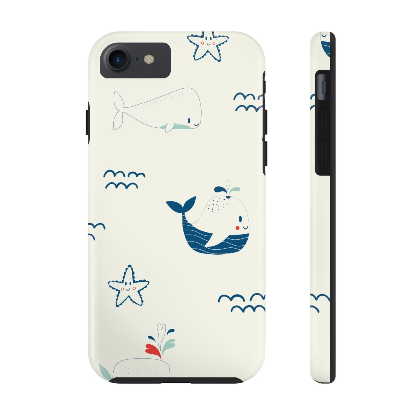 hand drawn colored childish seamless Tough Phone Cases iPhone 7, iPhone 8, iPhone SE