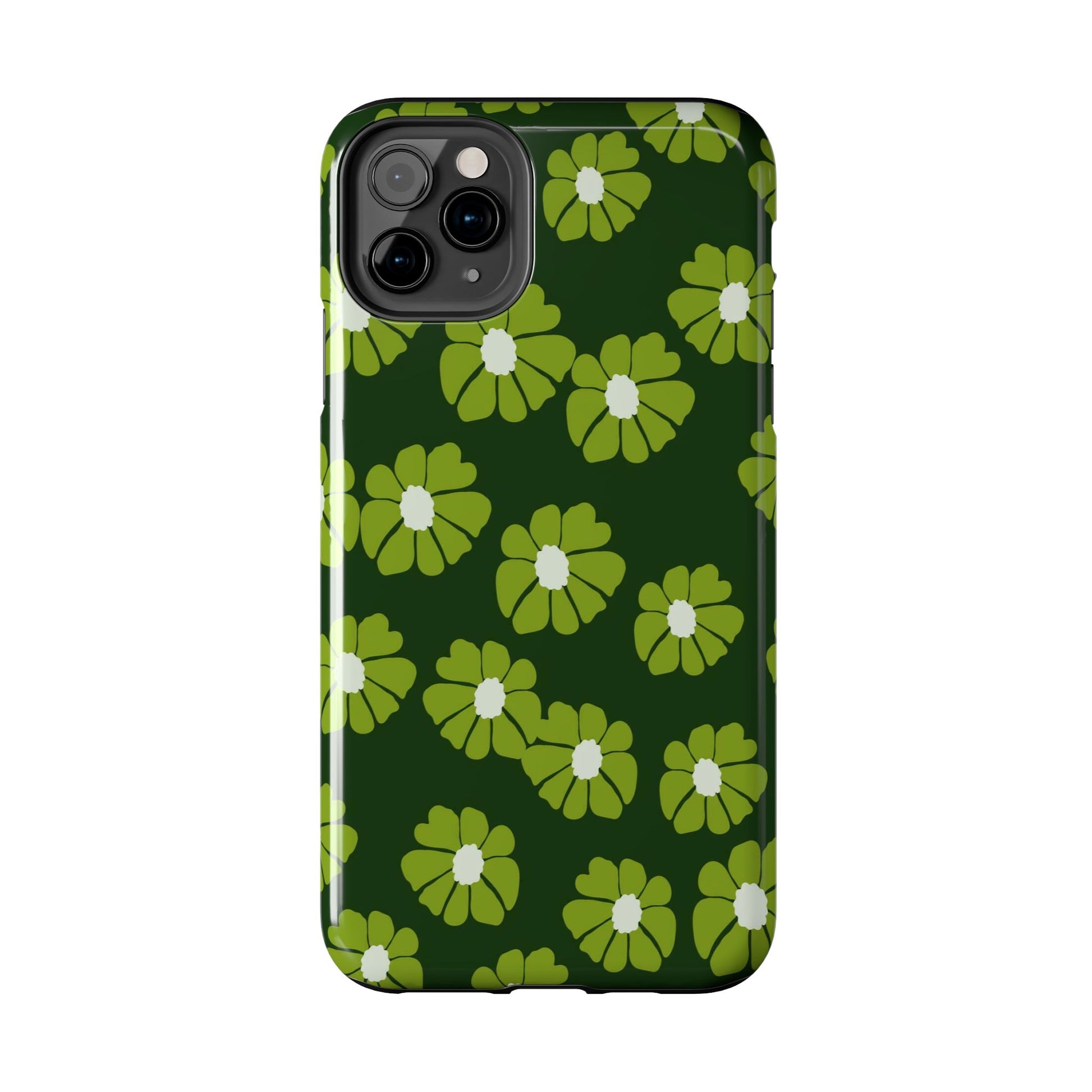 Retro groovy flowers seamless pattern Tough Phone Cases