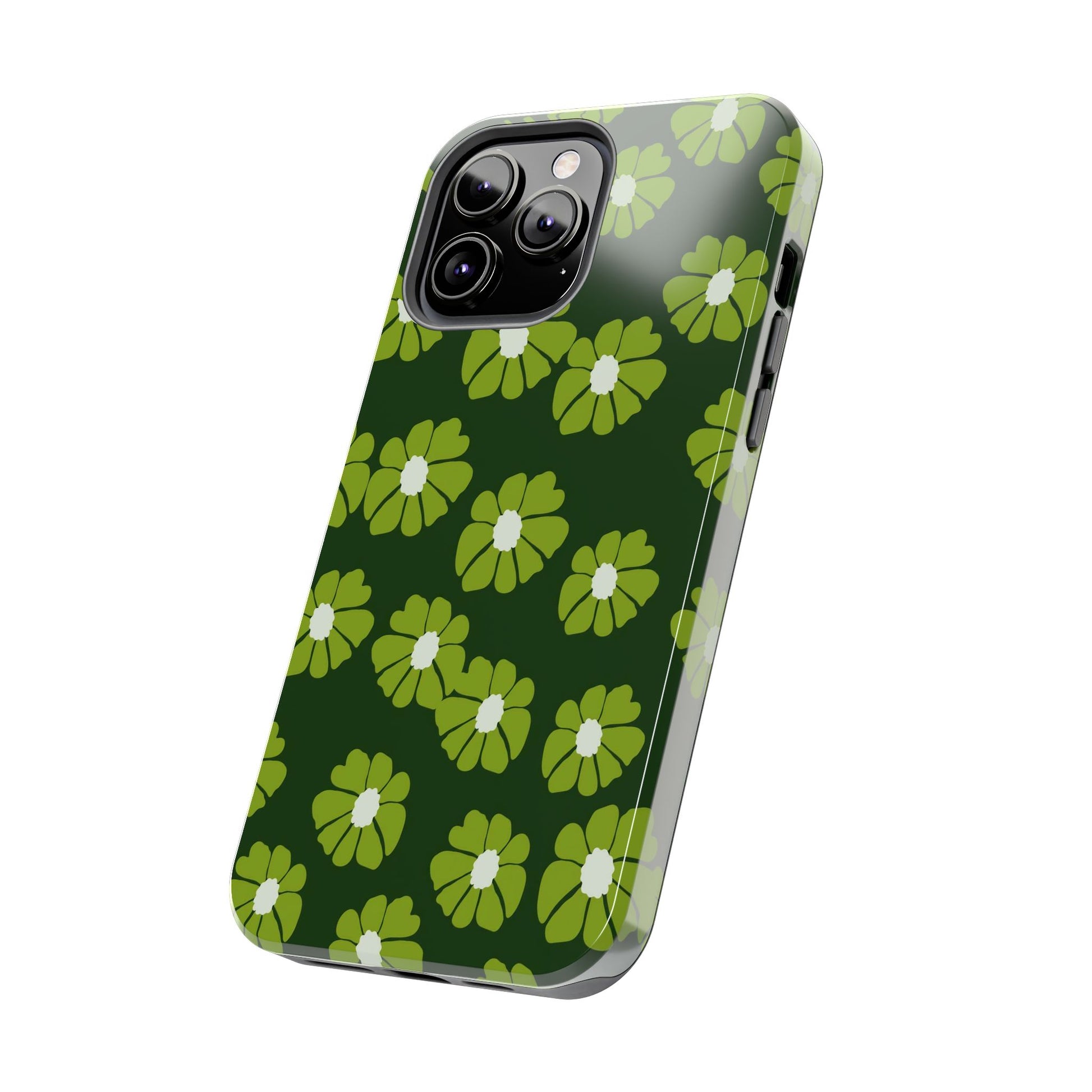 Retro groovy flowers seamless pattern Tough Phone Cases