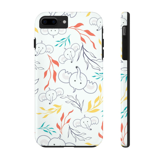 cute kawaii doodle animal collection Tough Phone Cases iPhone 7 Plus, iPhone 8 Plus