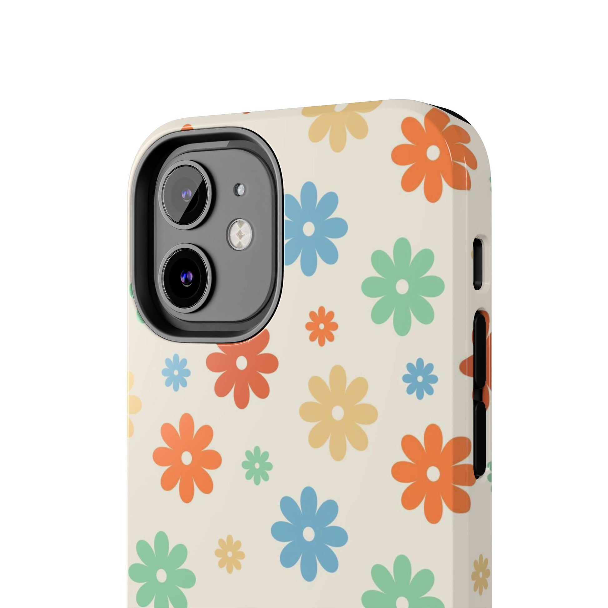 Retro groovy daisy seamless pattern Tough Phone Cases