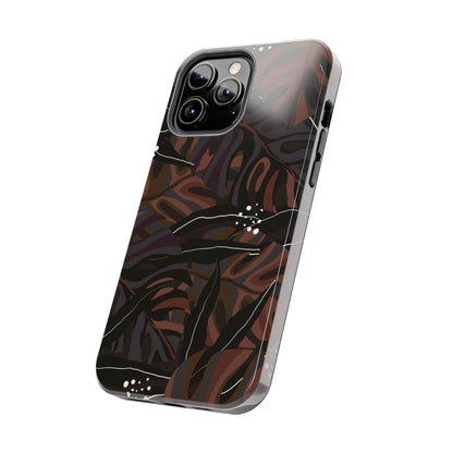 Modern exotic jungle plants Tough Phone Cases