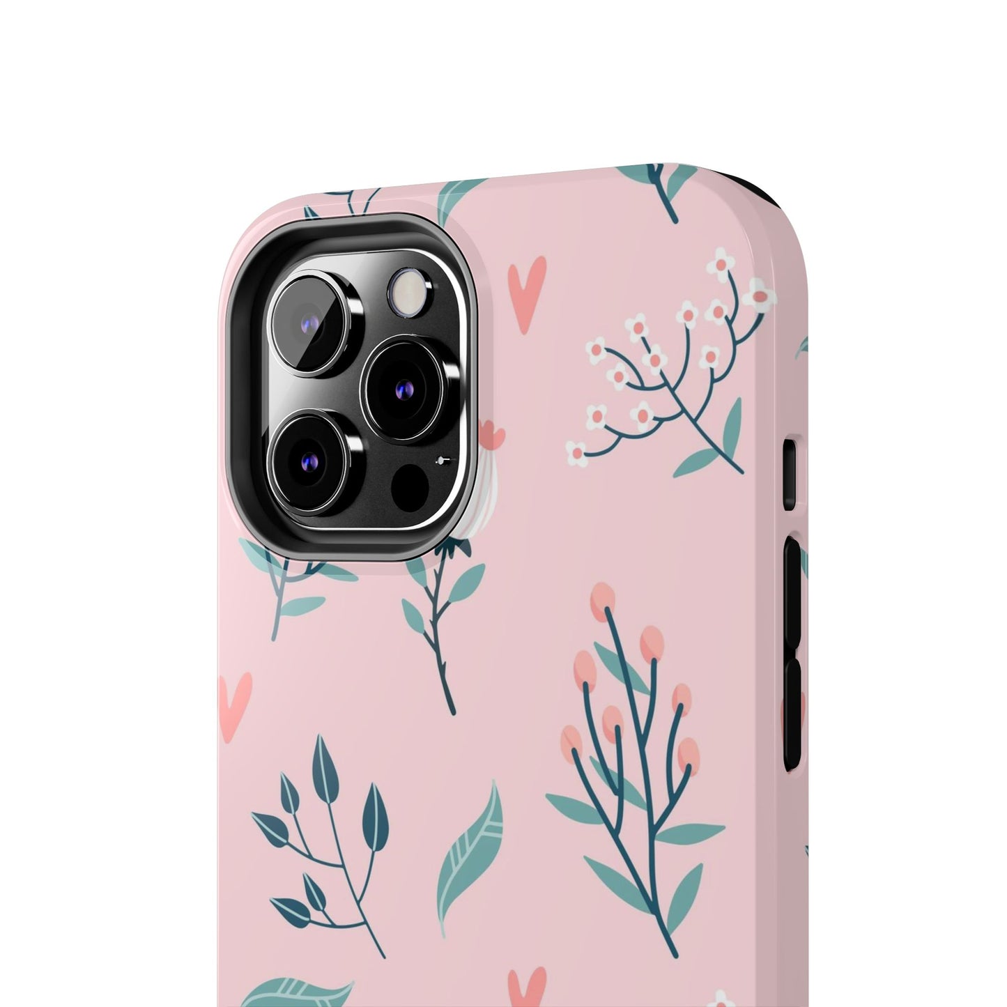 Floral seamless pattern. Garden flowers branches Tough Phone Cases