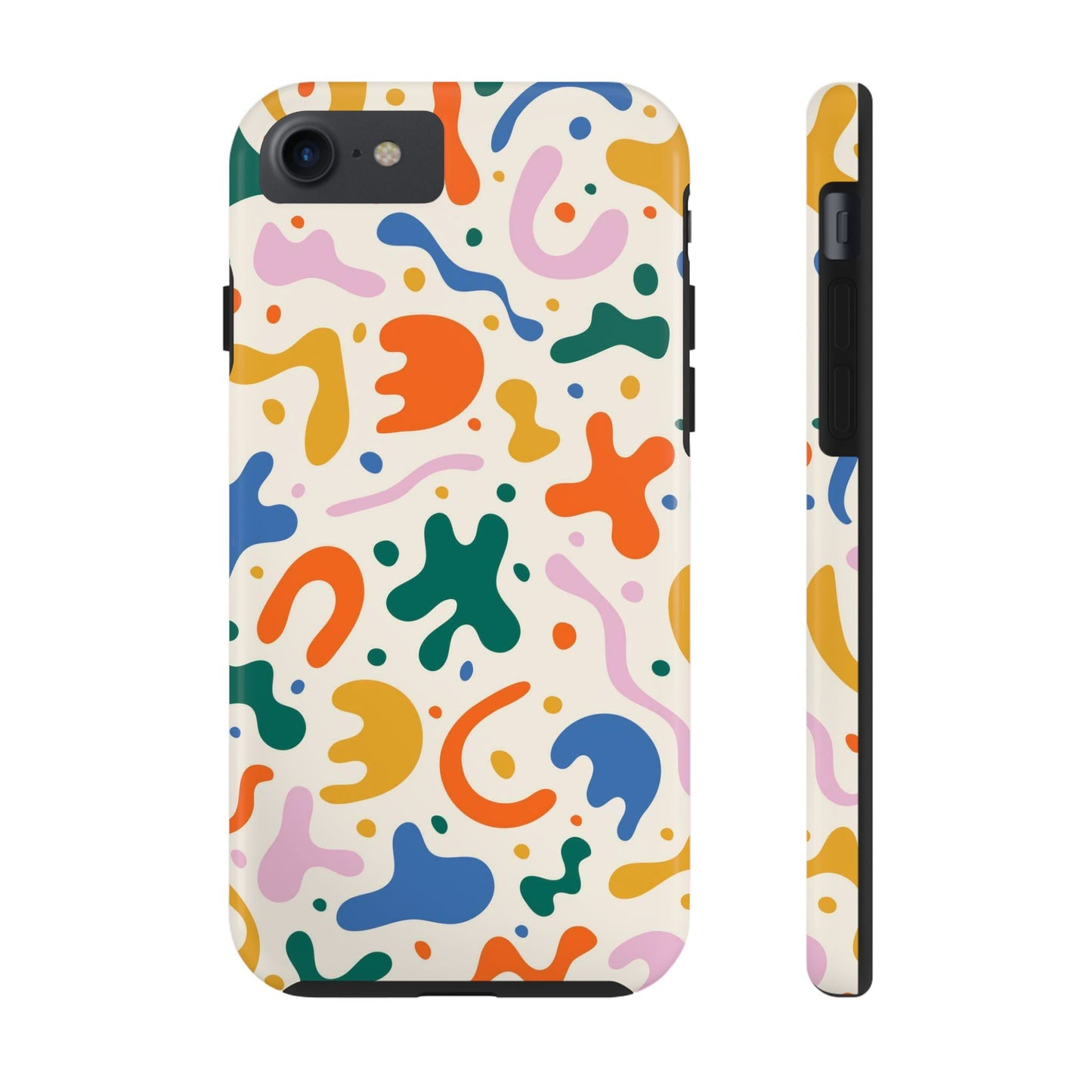 pattern with matisse style shapes. Tough Phone Cases iPhone 7, iPhone 8, iPhone SE