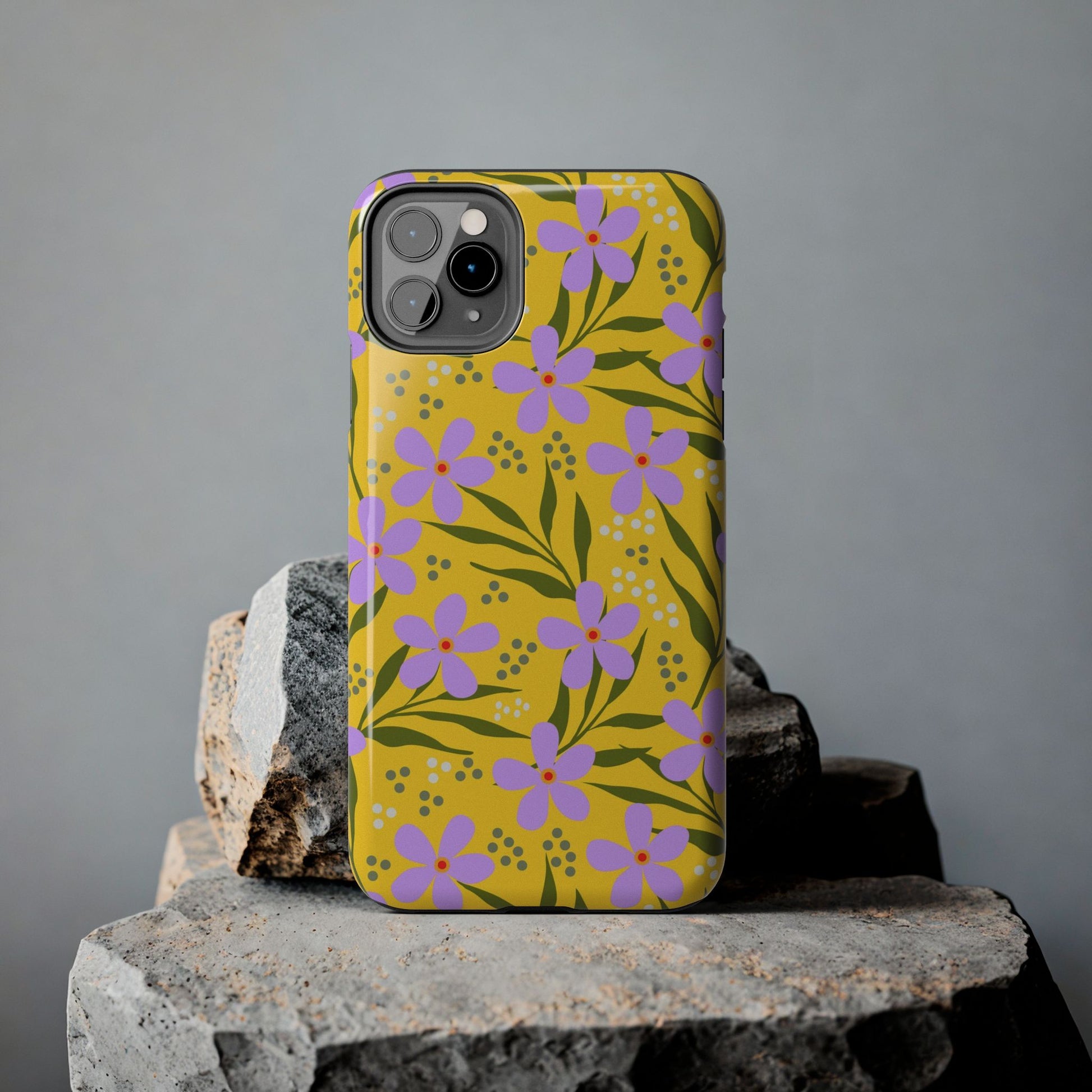 Folk art floral seamless pattern Tough Phone Cases