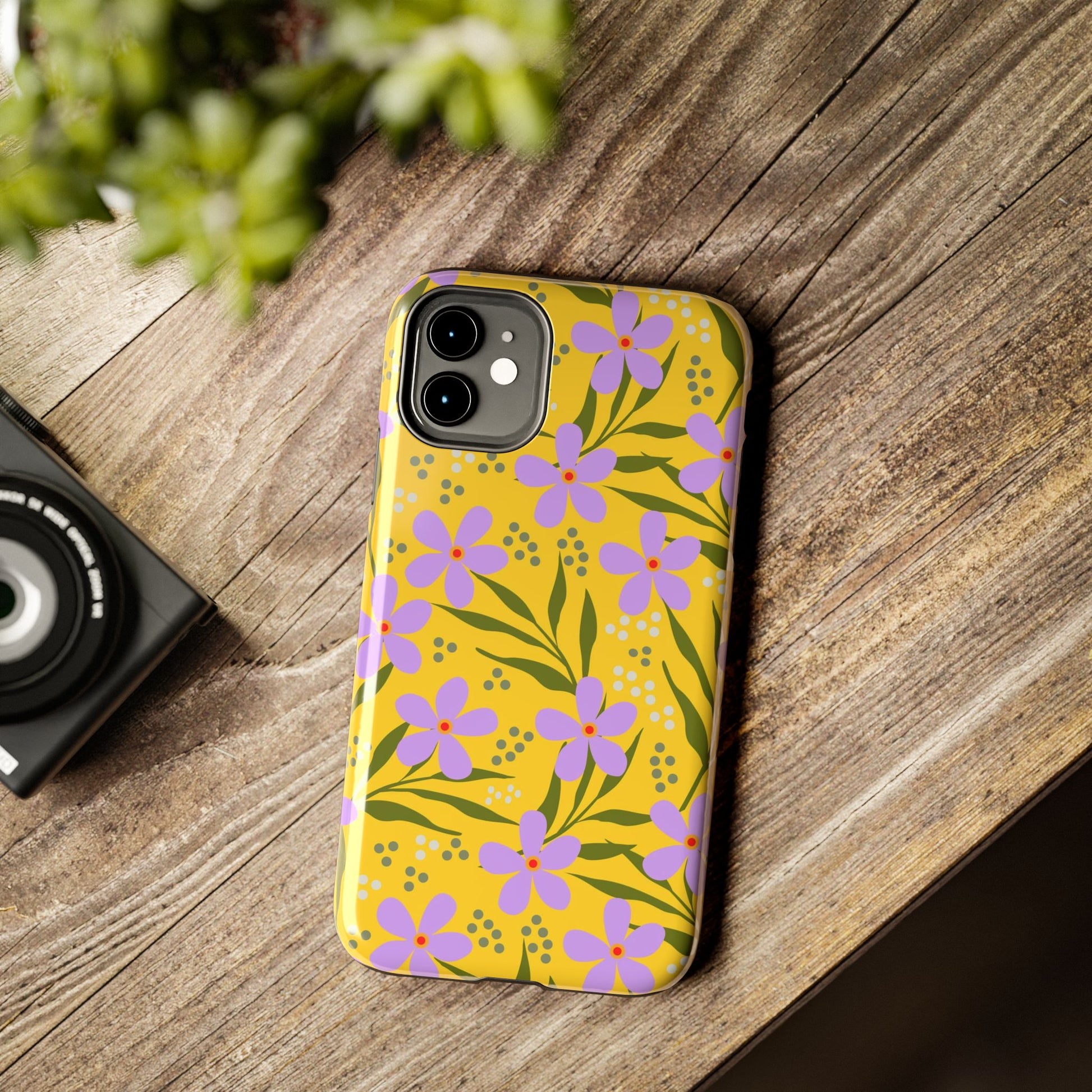 Folk art floral seamless pattern Tough Phone Cases