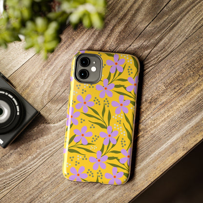 Folk art floral seamless pattern Tough Phone Cases