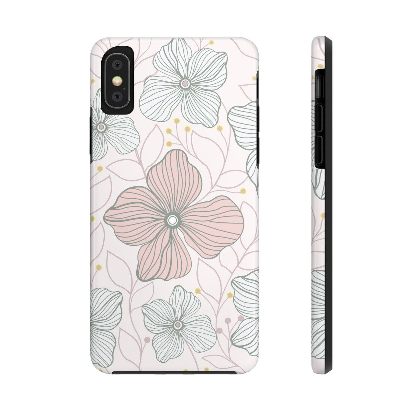 Florals seamless pattern Tough Phone Cases iPhone XS