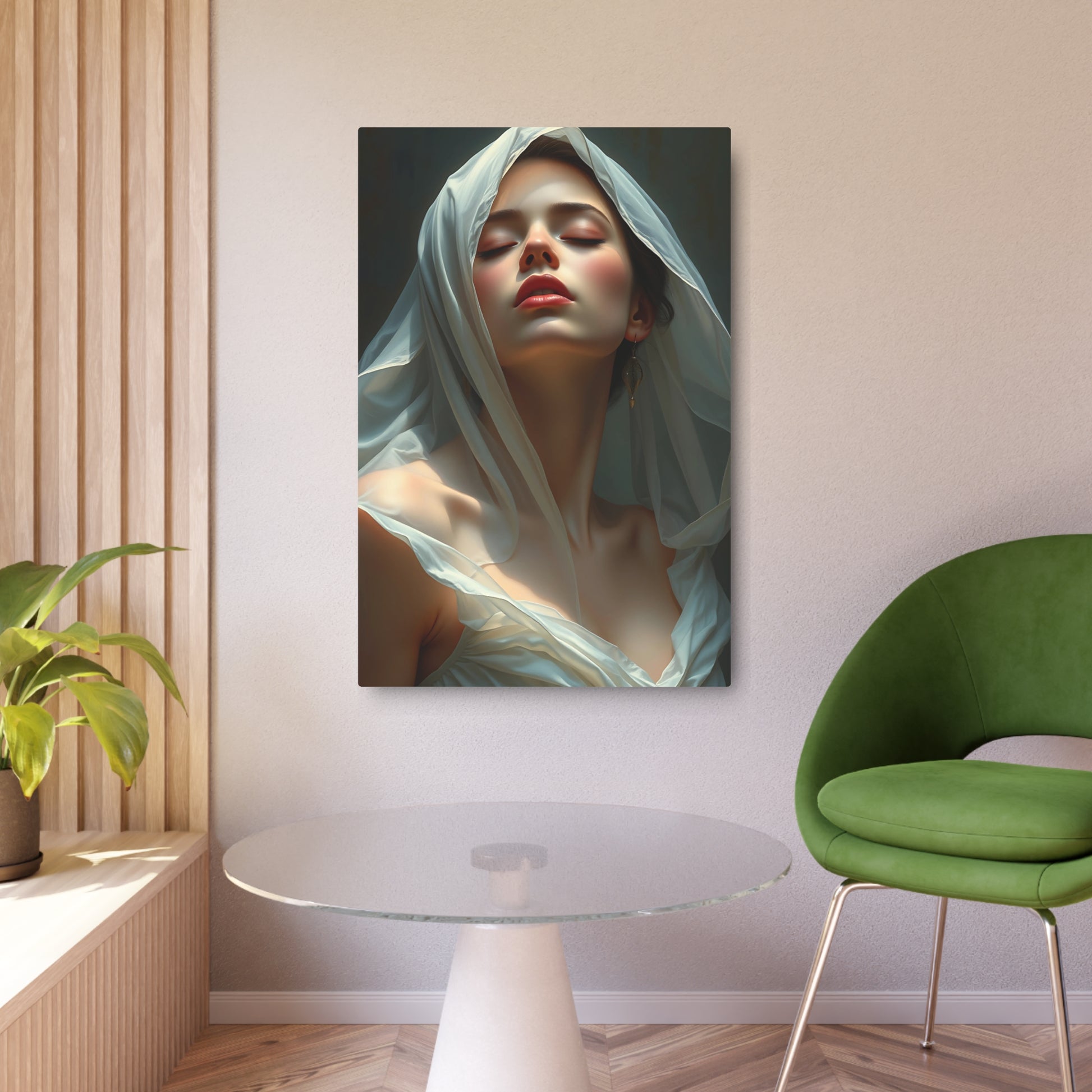 Ethereal Grace Metal Art Sign