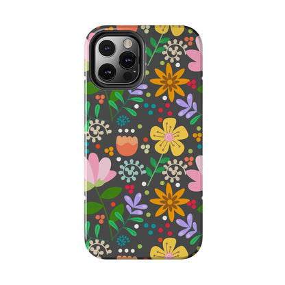 Abstract floral seamless pattern Tough Phone Cases