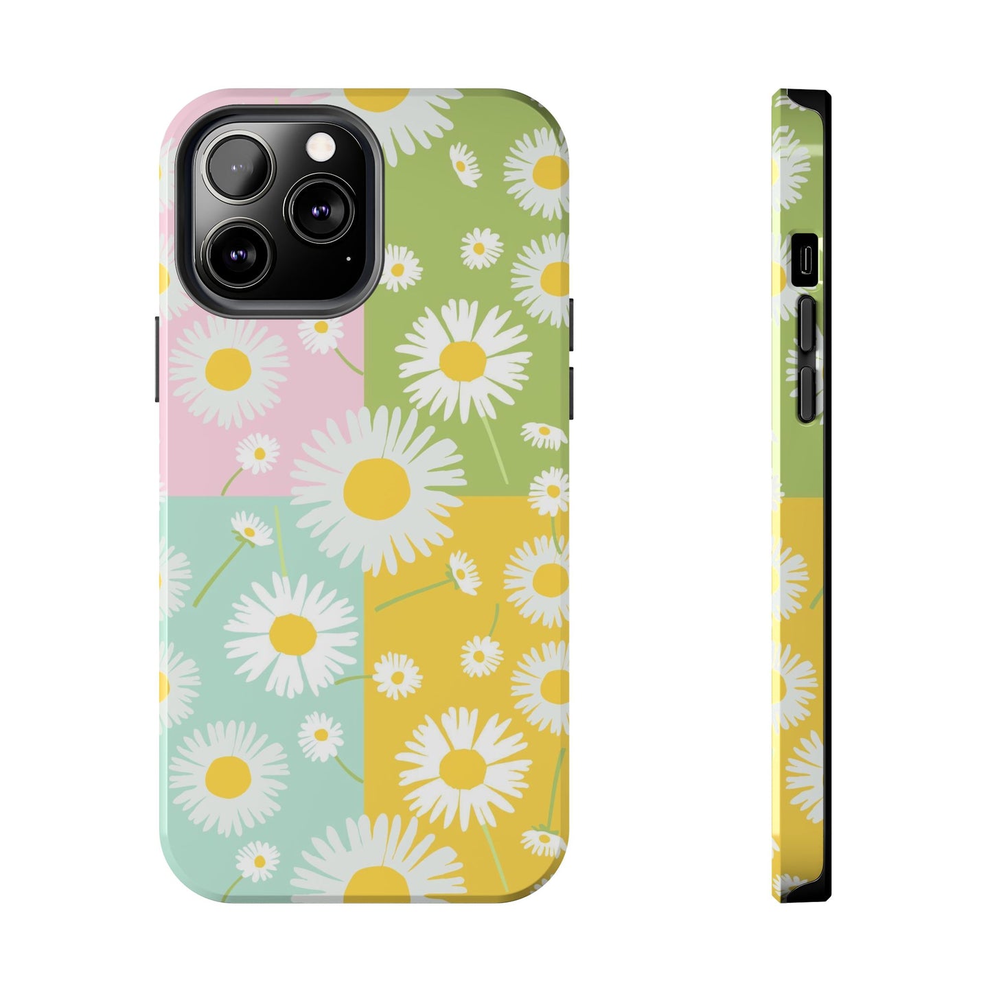 4 colors set of dandelion seamless pattern Tough Phone Cases iPhone 13 Pro Max