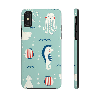 hand drawn colored childish seamless Tough Phone Cases iPhone X