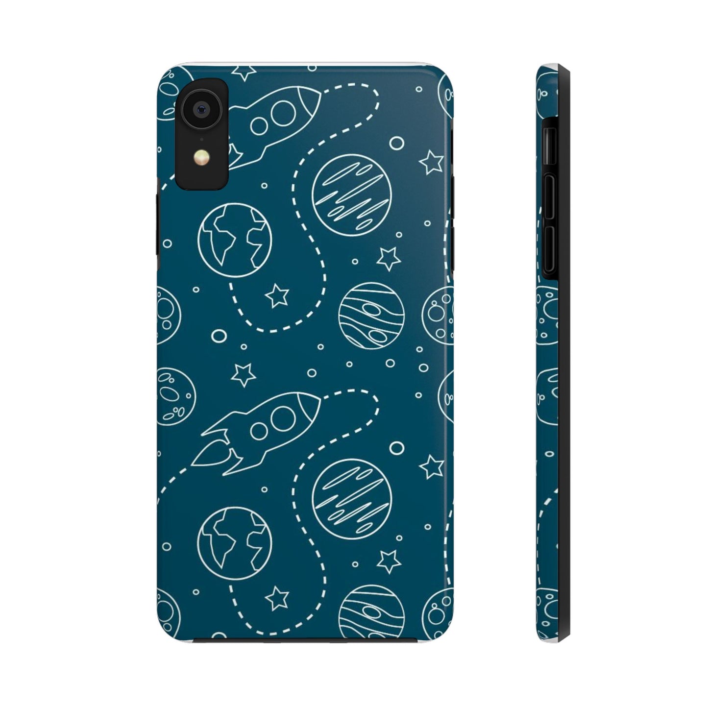 Space Seamless Pattern Tough Phone Cases iPhone XR