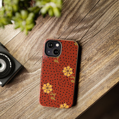 Abstract ethnic flower seamless pattern Tough Phone Cases