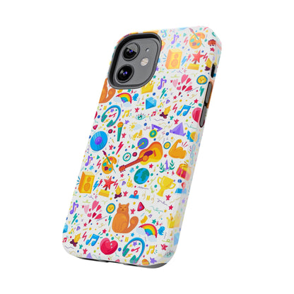 Bright Hobby Activity Art Cartoon Tough Phone Cases