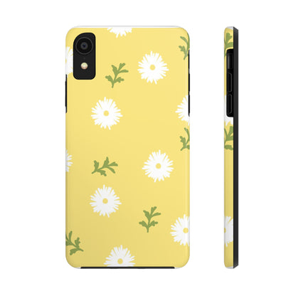 seamless doodle hand drawing daisy flower Tough Phone Cases iPhone XR