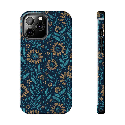 Flower Pattern Design Tough Phone Cases iPhone 13 Pro Max