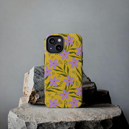 Folk art floral seamless pattern Tough Phone Cases