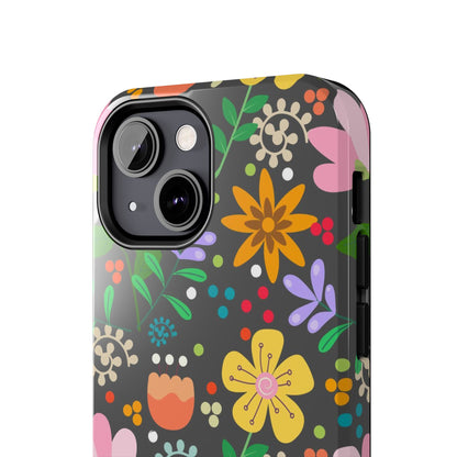 Abstract floral seamless pattern Tough Phone Cases