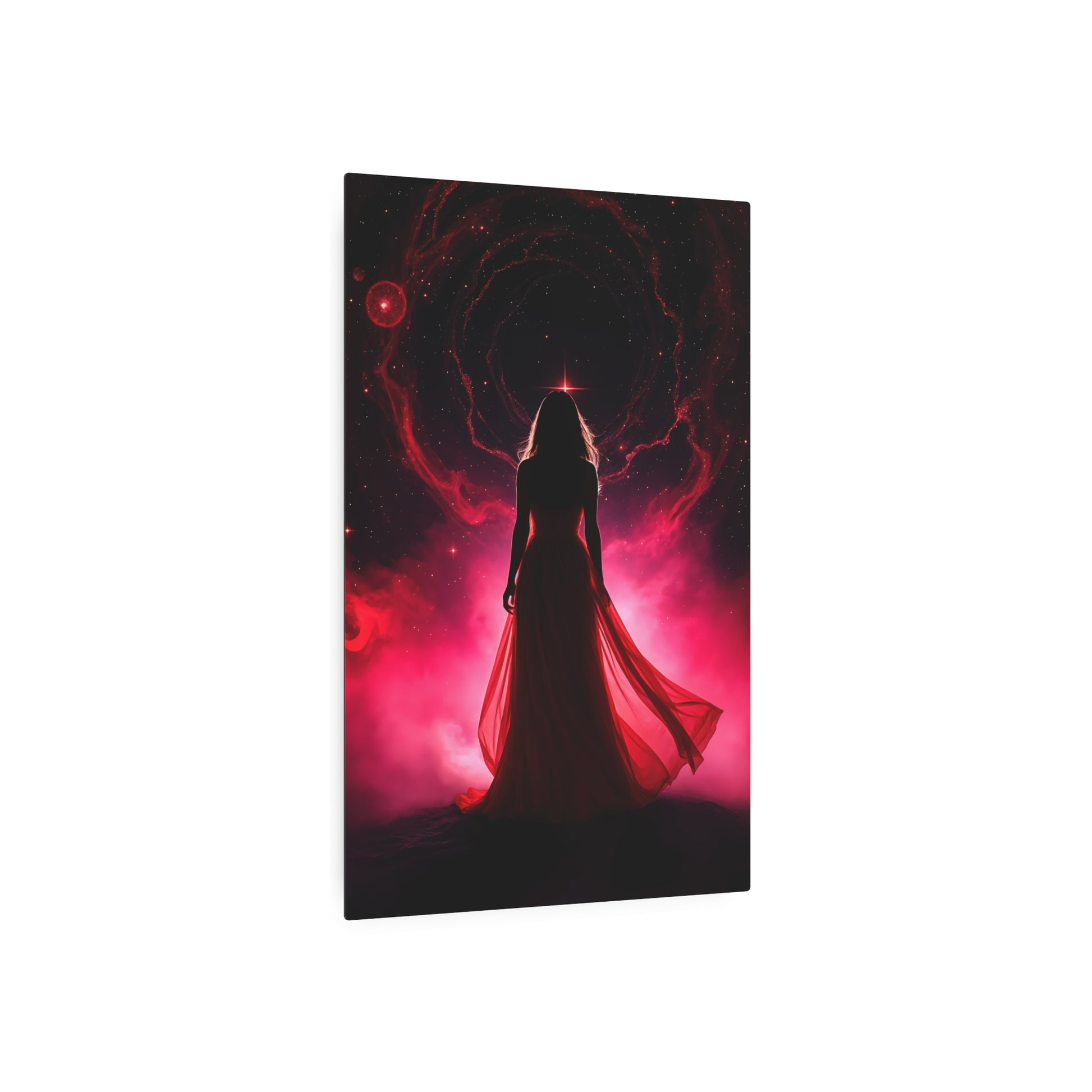 Celestial Elegance: Embracing the Cosmic Journey Metal Art Sign