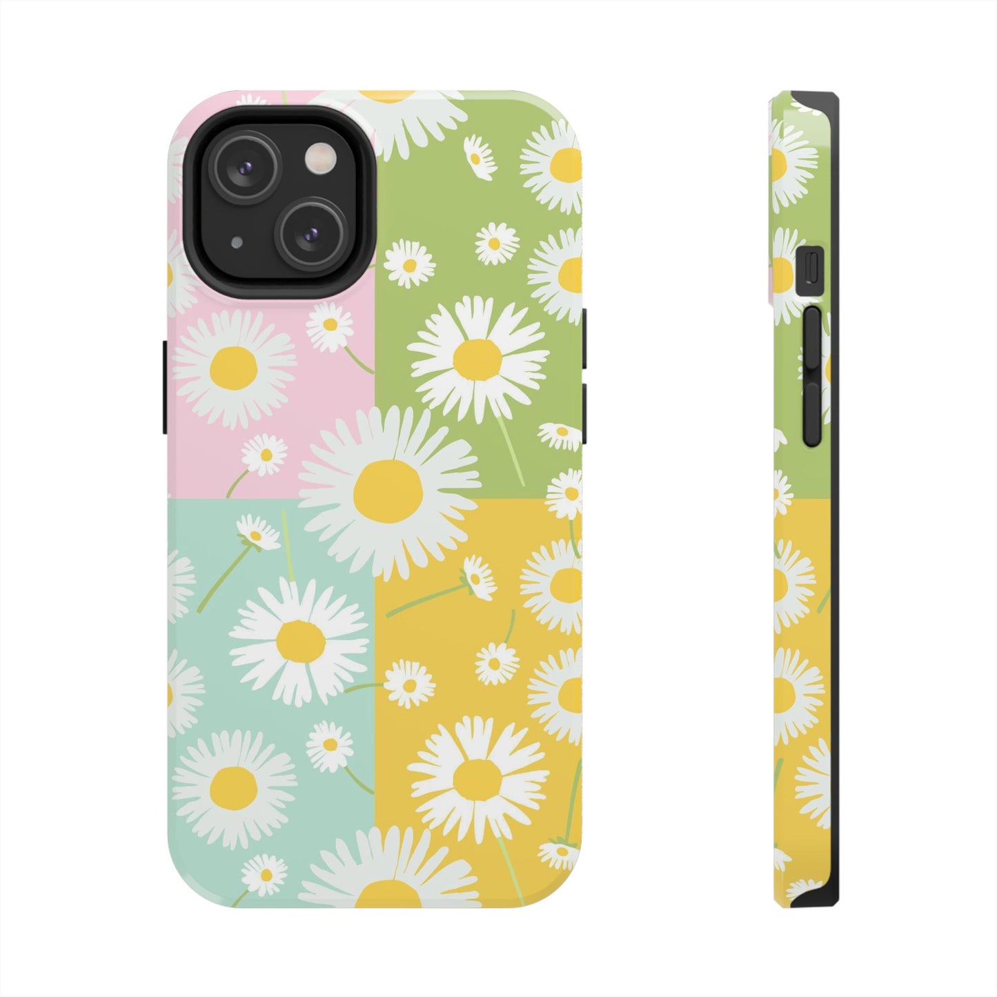 4 colors set of dandelion seamless pattern Tough Phone Cases iPhone 14