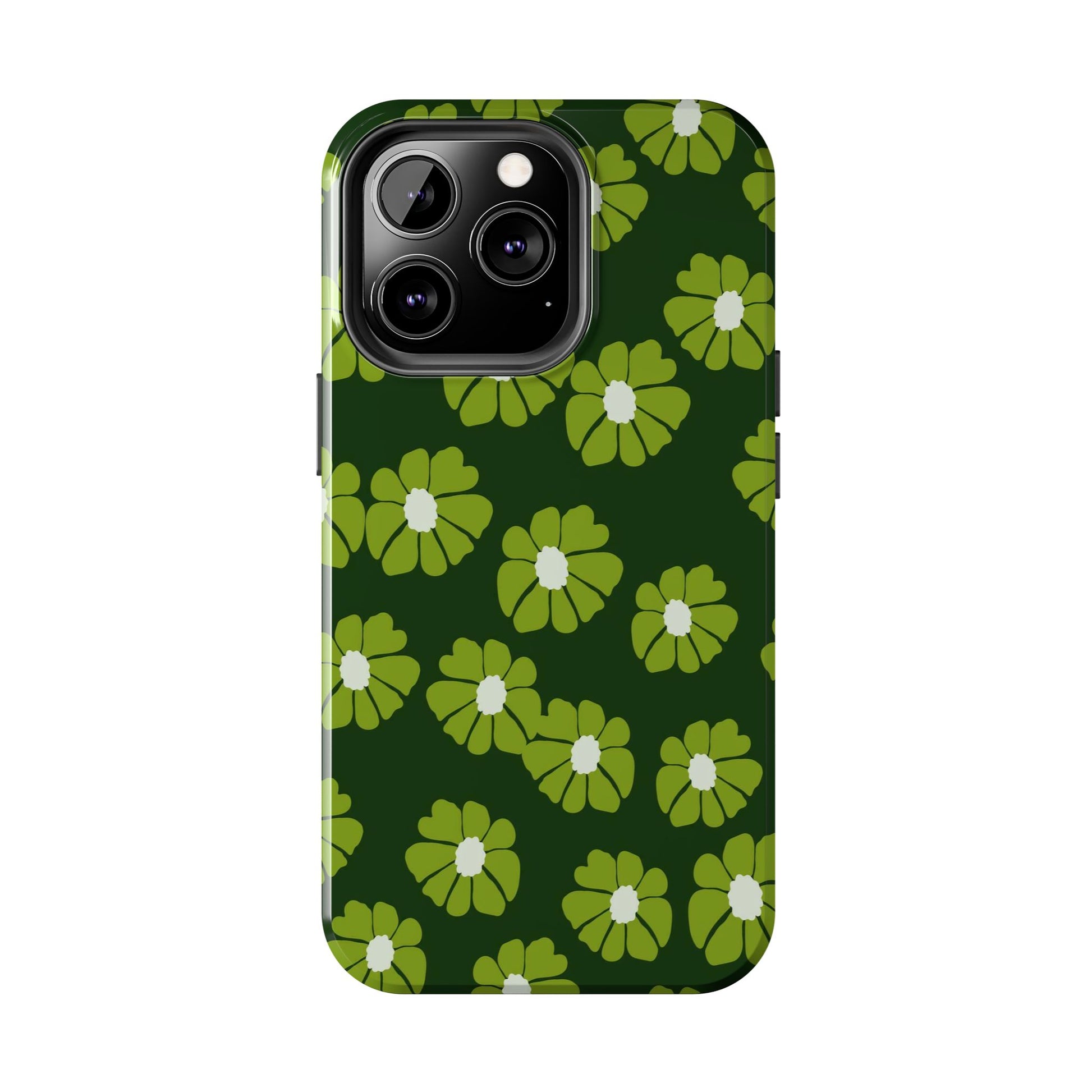 Retro groovy flowers seamless pattern Tough Phone Cases