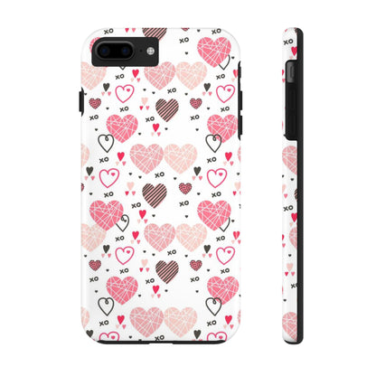 Valentine Hearts Tough Phone Cases iPhone 7 Plus, iPhone 8 Plus