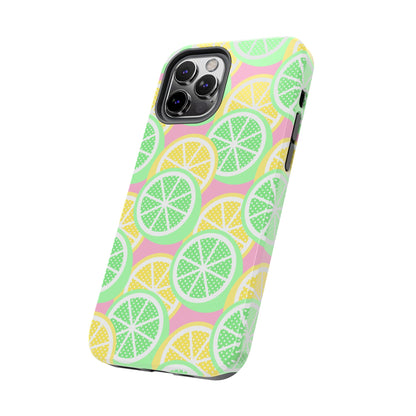 Lemon And Lime Pop Seamless Pattern Tough Phone Cases