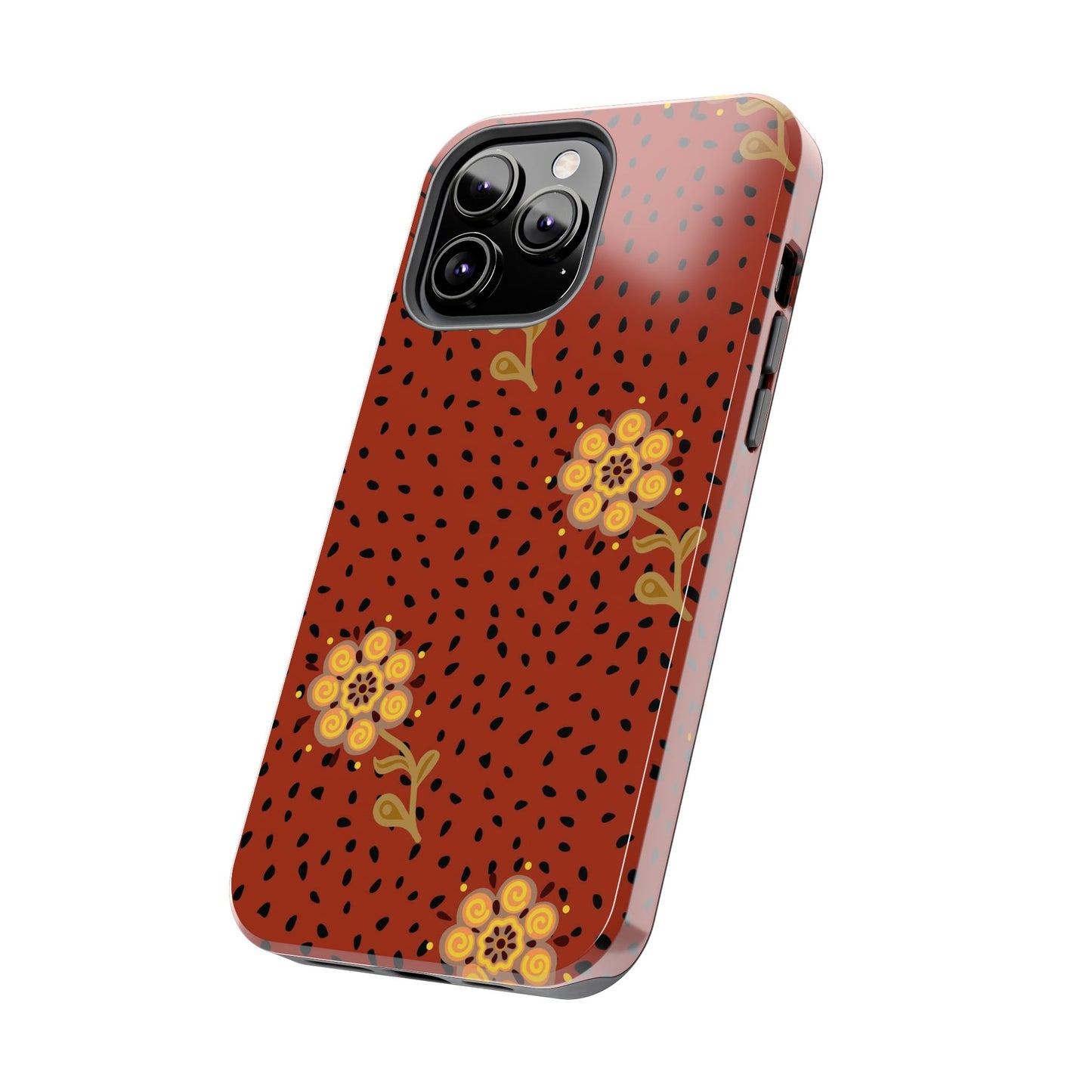 Abstract ethnic flower seamless pattern Tough Phone Cases