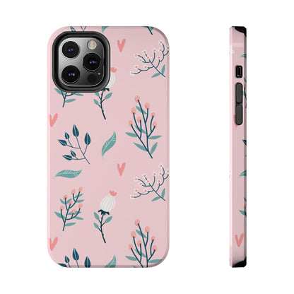 Floral seamless pattern. Garden flowers branches Tough Phone Cases iPhone 12 Pro