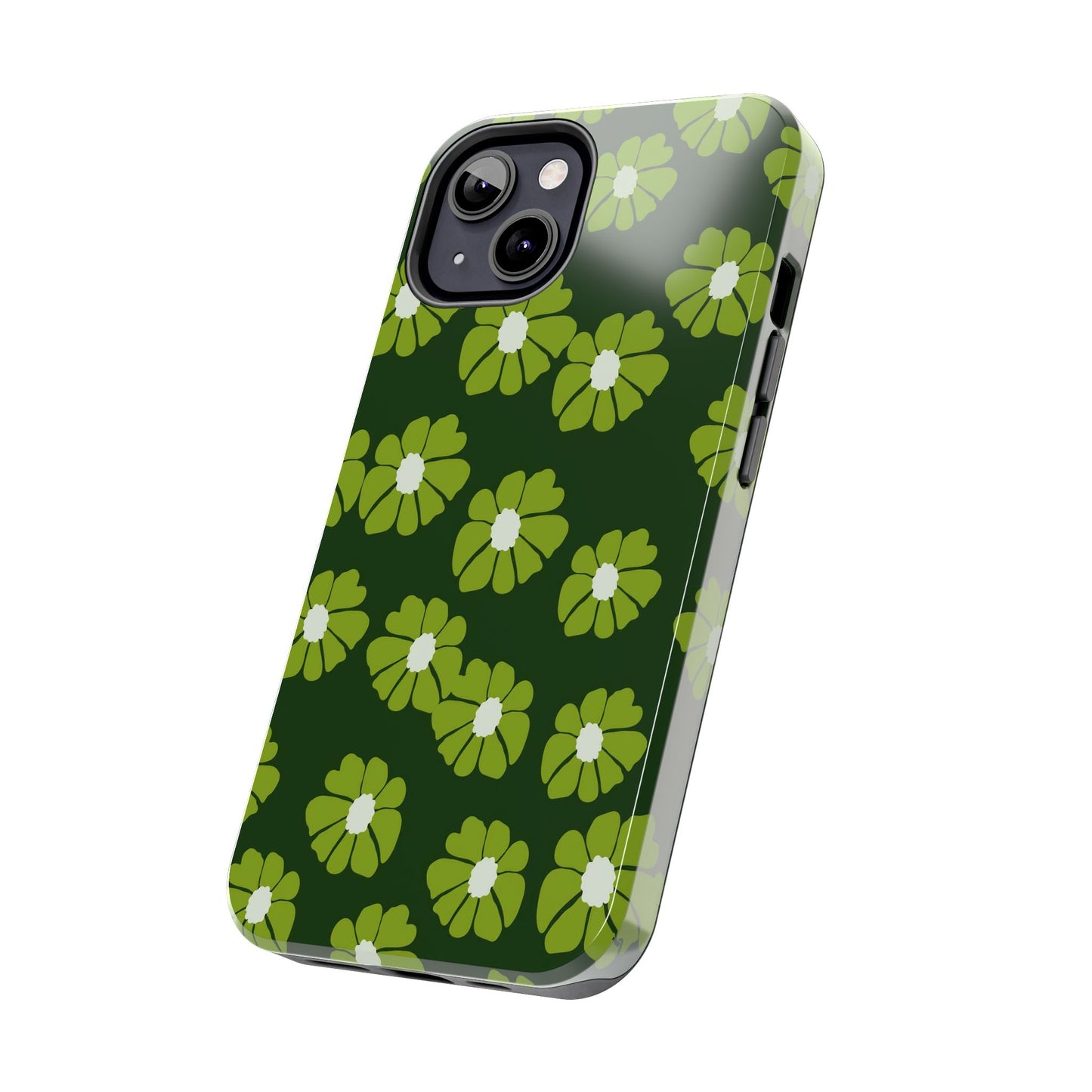 Retro groovy flowers seamless pattern Tough Phone Cases