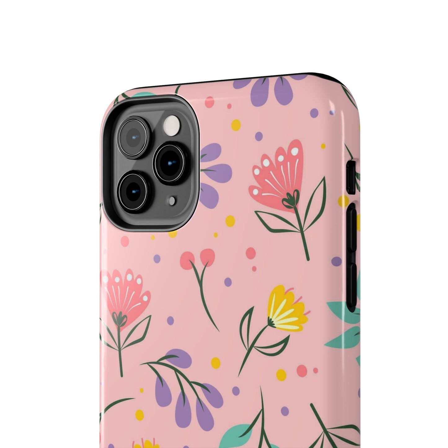 beautiful seamless handrawn floral Tough Phone Cases