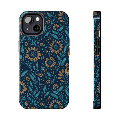 Flower Pattern Design Tough Phone Cases iPhone 13