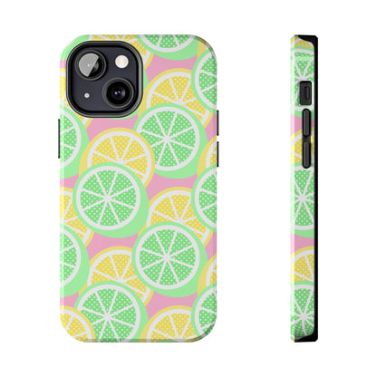 Lemon And Lime Pop Seamless Pattern Tough Phone Cases iPhone 13 Mini