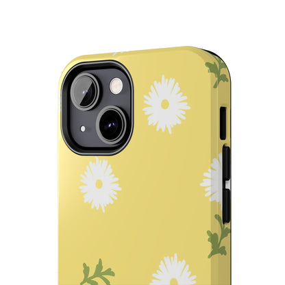 seamless doodle hand drawing daisy flower Tough Phone Cases