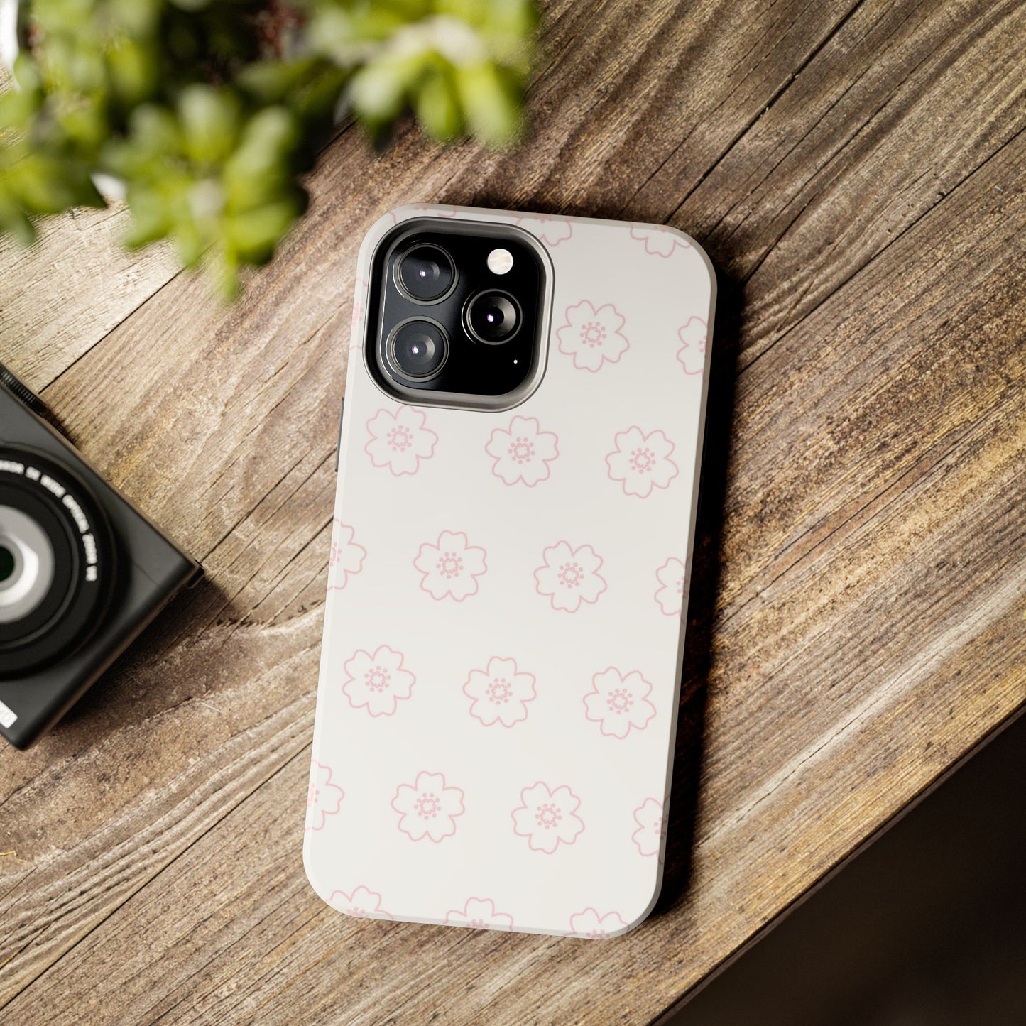 Cherry blossom seamless pattern Tough Phone Cases