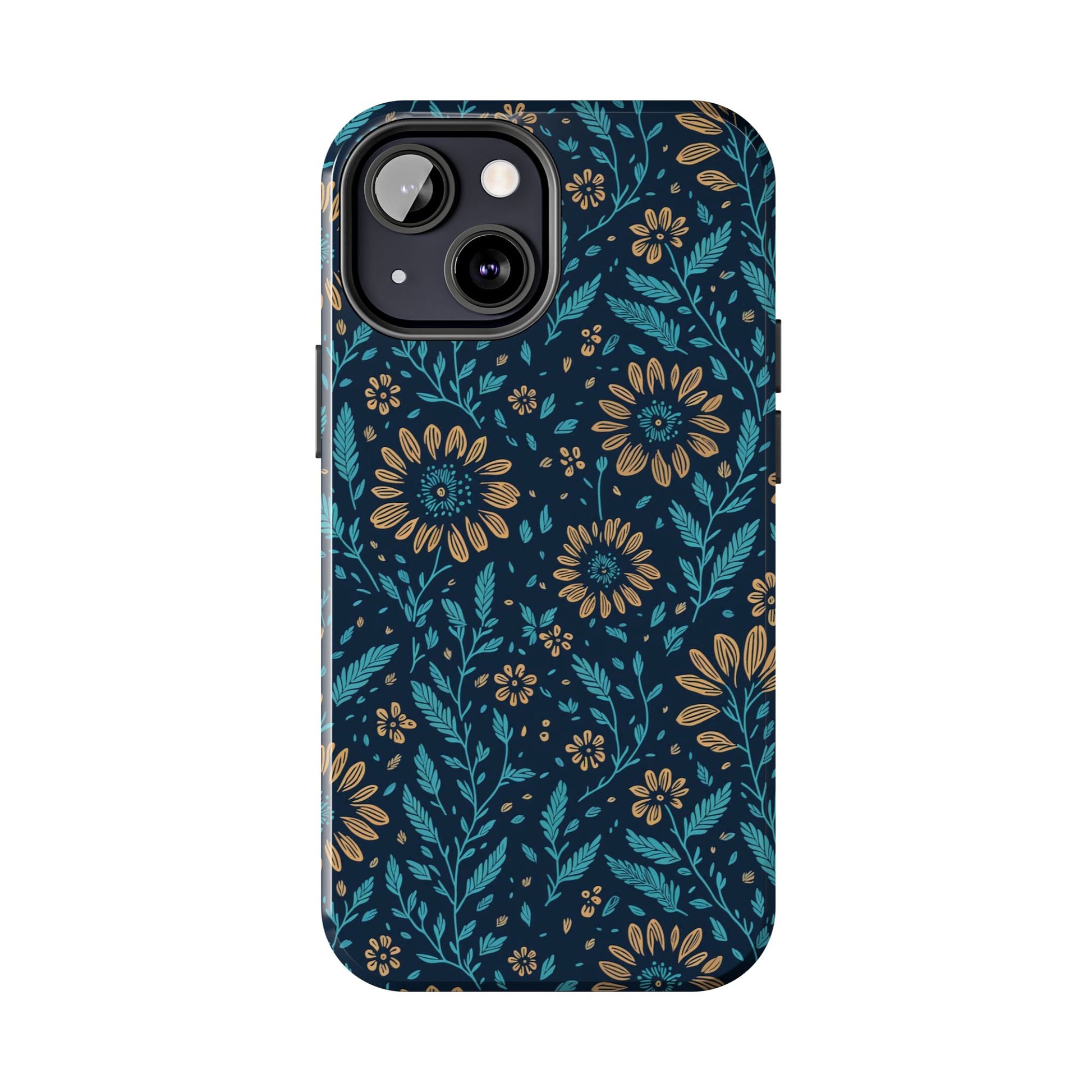 Flower Pattern Design Tough Phone Cases