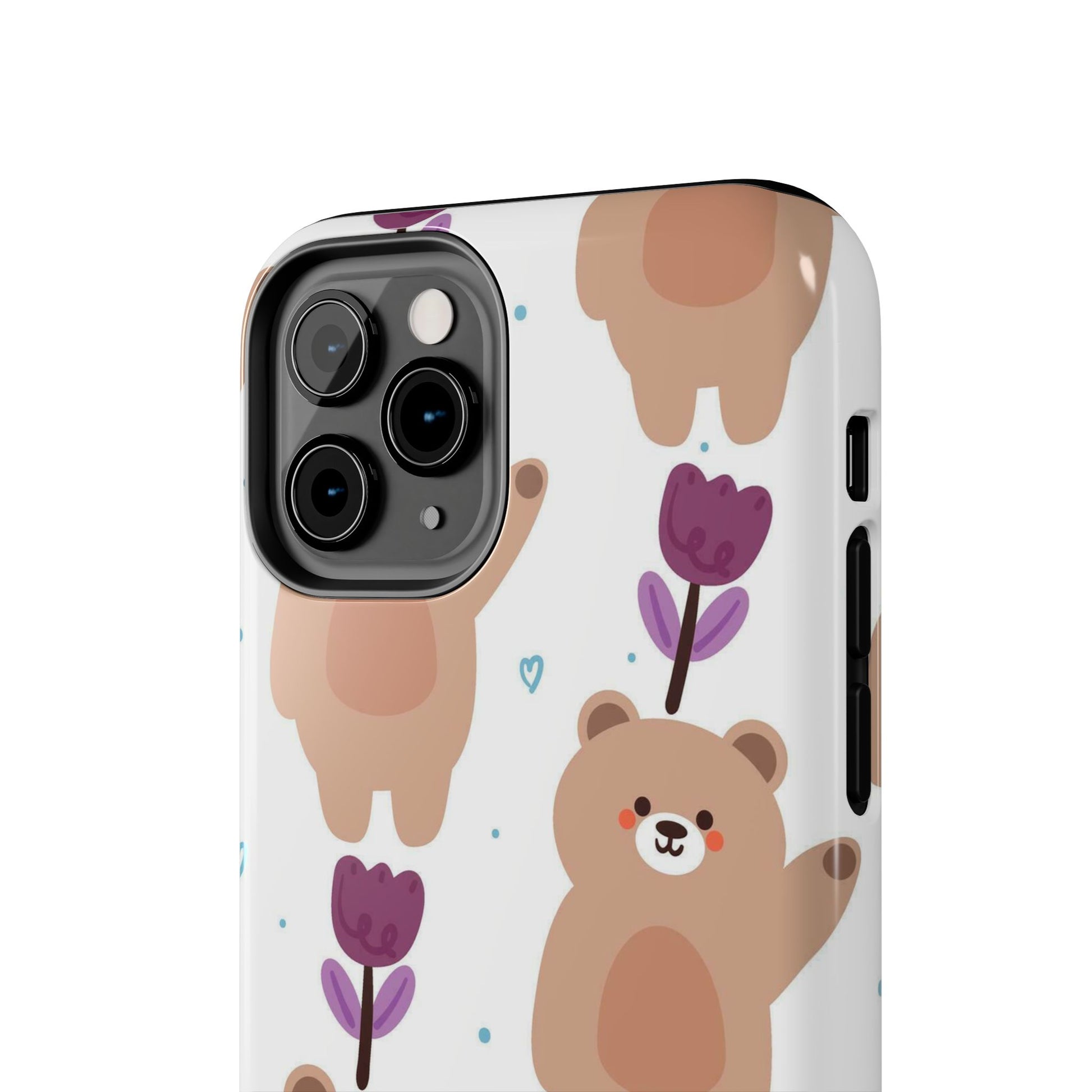 seamless pattern cartoon bears Tough Phone Cases