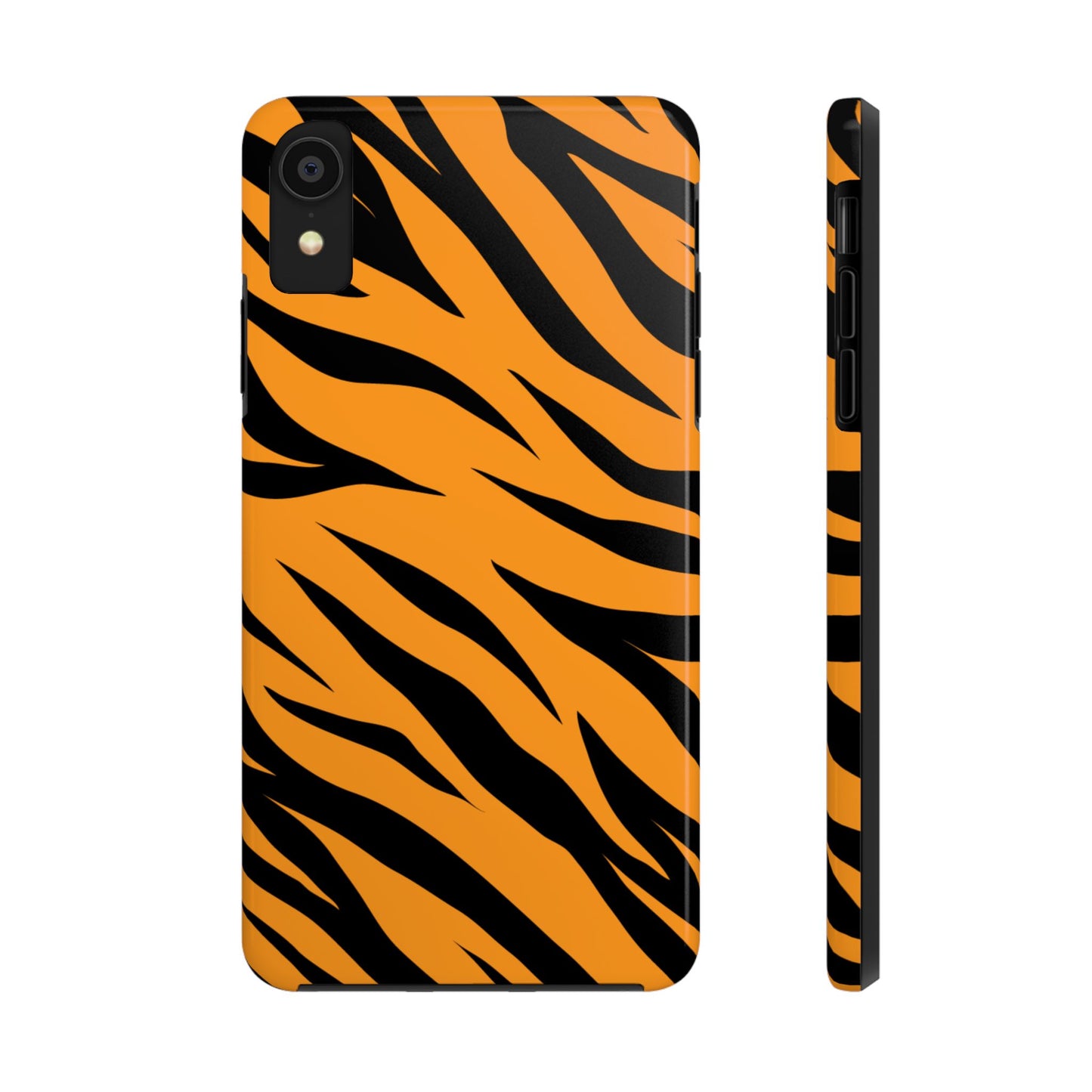 Tiger Texture Tough Phone Cases iPhone XR