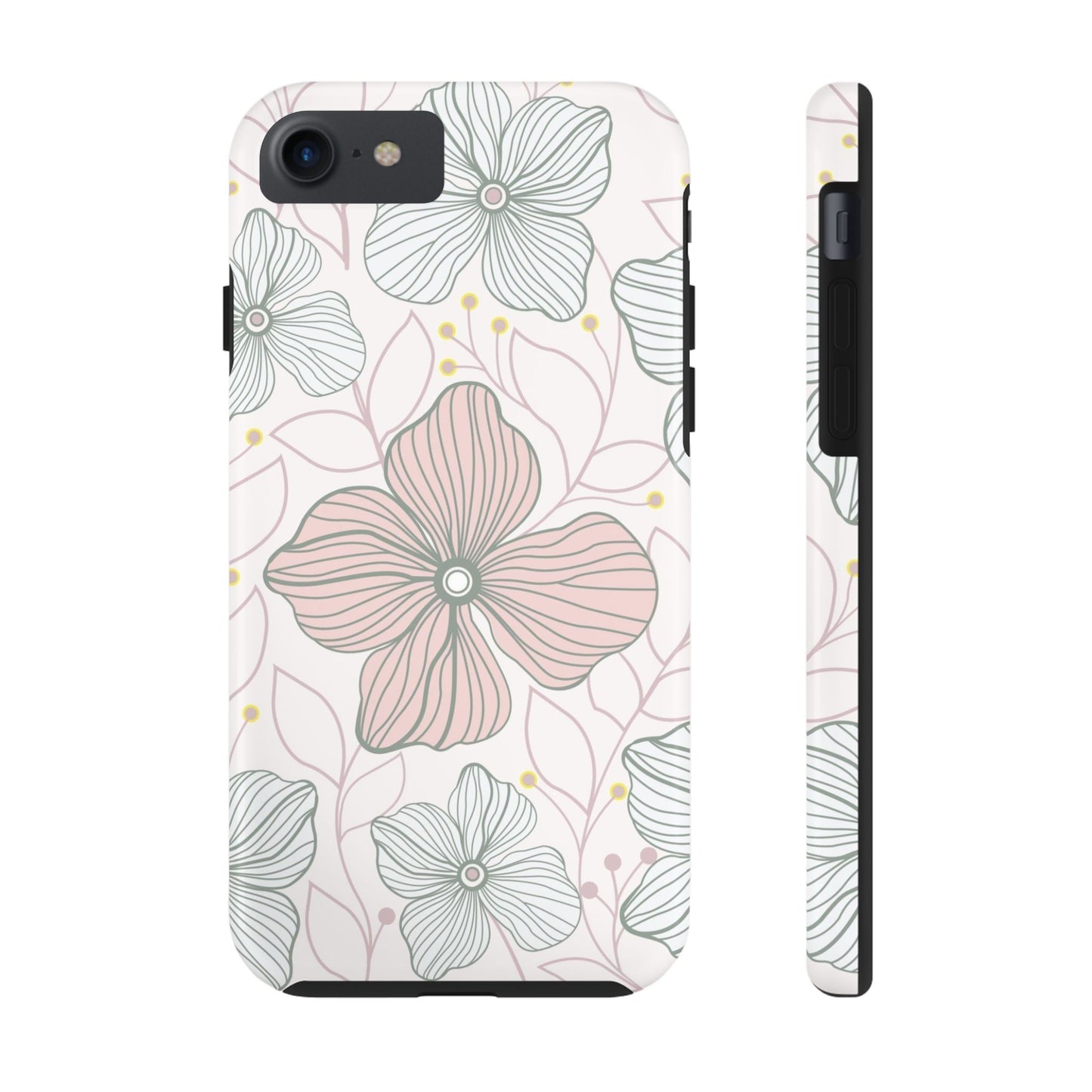 Florals seamless pattern Tough Phone Cases iPhone 7, iPhone 8, iPhone SE