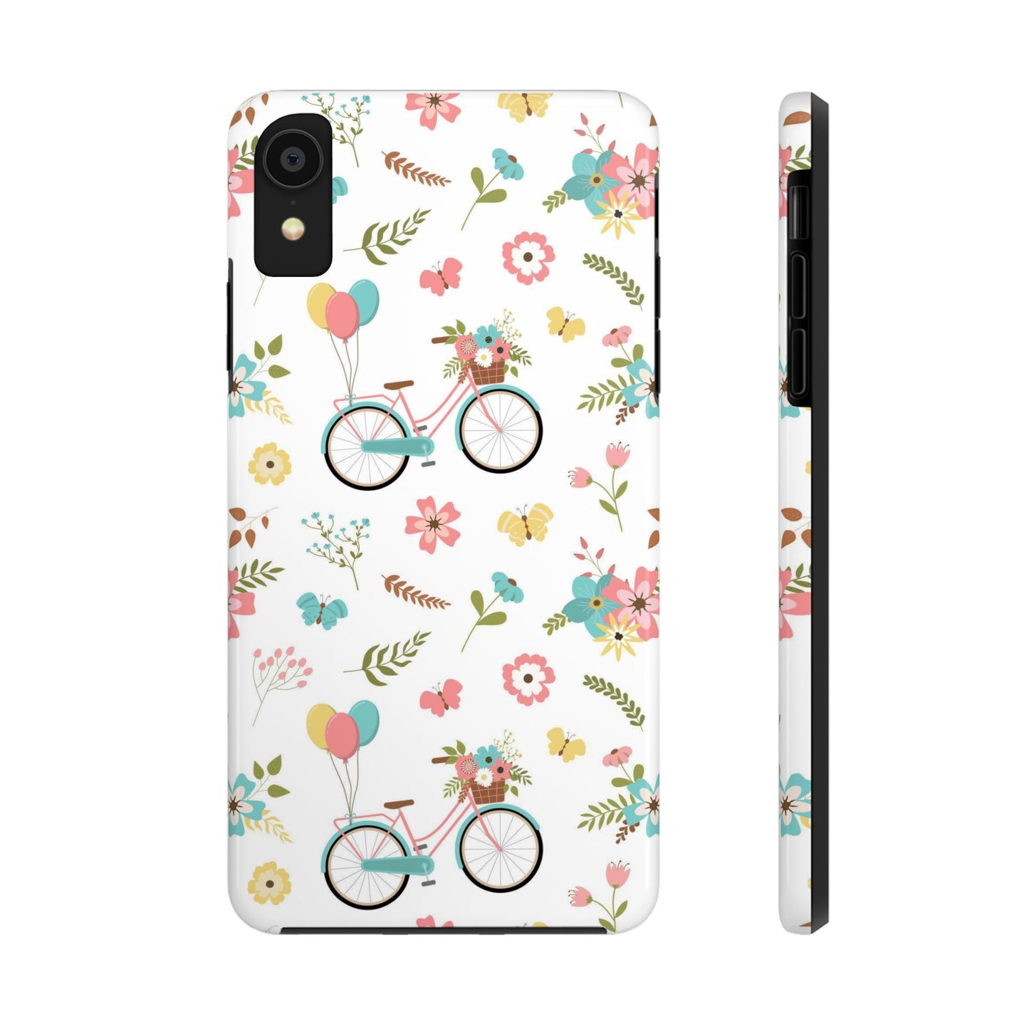 Floral spring romantic pattern with flower bouquets Tough Phone Cases iPhone XR