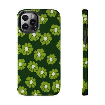 Retro groovy flowers seamless pattern Tough Phone Cases iPhone 12 Pro